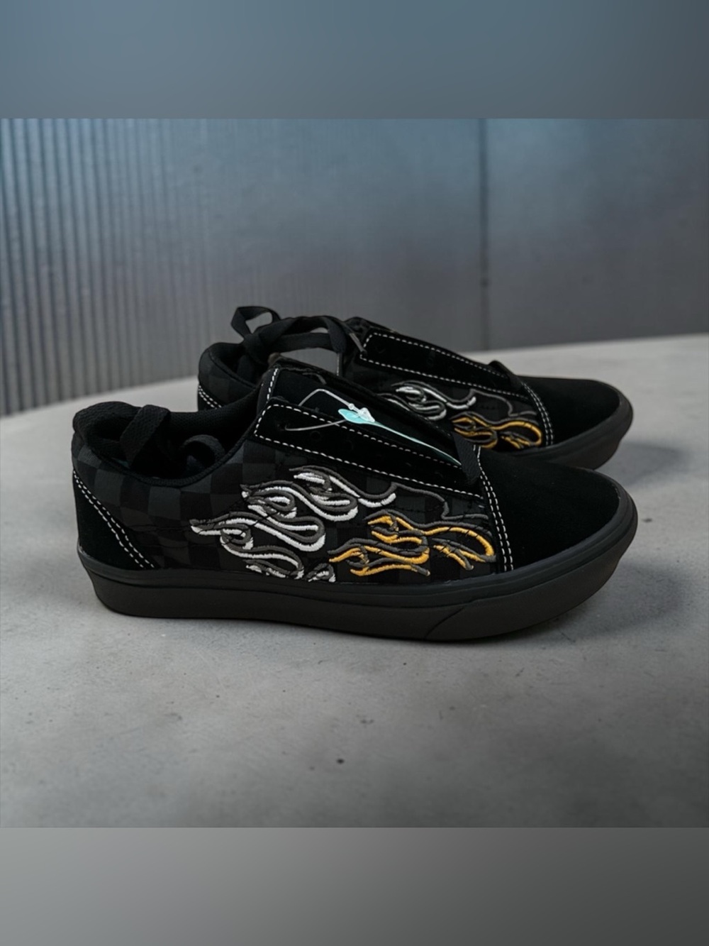 VANS ComfyCush Old Skool Ignition Black/Black Skate Shoes - Picture 1 of 11